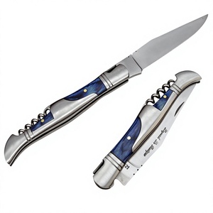 Cuchillo plegable de bolsillo Laguiole de alta calidad en hoja de acero inoxidable - Product Image 1