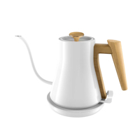 Peralatan dapur kecil Drip kopi ketel elektrik ketel air 0.8L leher angsa baja ketel Stainless