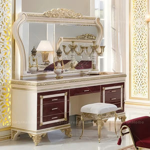 Meubles de design d'intérieur, vente de meubles de luxe, ensembles de chambre à coucher en bois massif <span class=keywords><strong>royal</strong></span>, ensemble de chambre à coucher king size - Product Image 3
