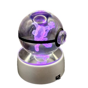 Nuova Creativa Sfera Luminosa 3D Pokémon K9 con Squirtle Dream Eater Intarsiato, Ornamento da Scrivania - Product Image 5