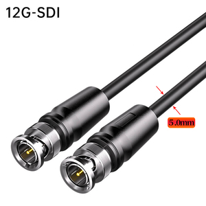 Slim 4K 12G <strong>SDI</strong> <strong>Cable</strong> Male to Male BNC <strong>Cable</strong> 75 Ohm Coaxial 4K/60hz RG59 <strong>Sdi</strong> Video <strong>Cable</strong> for CCTV <strong>HD</strong> Camera 0.5M1M3M10M20M - Product Image 2