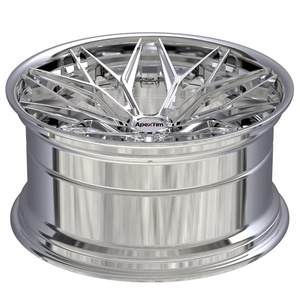 Cerchi in Lega Forgiati Concavi Cromati in 2 Pezzi da 26 Pollici, Cerchioni Cromati da 26 Pollici Adatti per Riferimento ai Disegni di Design Forcato - Product Image 4