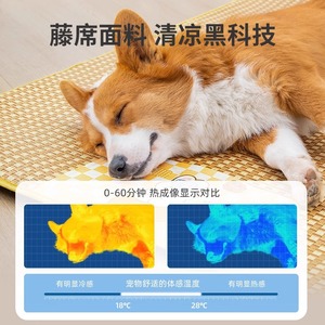 Dog cooling mat, summer sleeping mat, dog <b>pad</b>, anti-tear and chew-resistant, suitable for all seasons, dog bed mat, pet cooling - Product Image 2