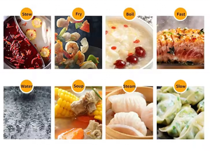 Cuiseur électrique combiné d'induction de double de deux brûleurs pour l'usage de restaurant d'hôtel de cuisine de l'usine d'OEM - Product Image 5