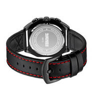 Jam Tangan Pria Skmei 9313 Leisure Stopwatch Kulit Relogio Quartz Analog untuk Timer