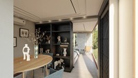 Poste de bureau préfabriqué Casa Prefabricada Tiny Container Etong Capsule House Cabine Apple extensible populaire