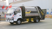Camion à ordures compacteur 1SUZU ELF de petite taille, 5 m³, compacteur 4x2, boîte de vitesses manuelle diesel Euro 3, à vendre