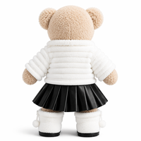 Ensemble de vêtements pour poupées et animaux en peluche personnalisés OEM/ODM, en PU, compatibles avec les poupées de 16 pouces (40 cm) et les ours en peluche pour enfants