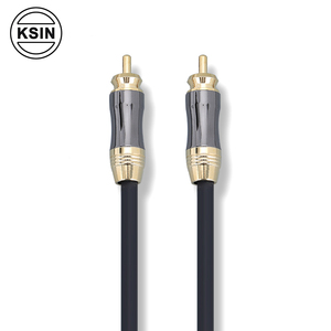 24K de oro de alta calidad Chapado en oxígeno blindado <span class=keywords><strong>macho</strong></span> a <span class=keywords><strong>macho</strong></span> Cable de Audio Pro Series - Product Image 4