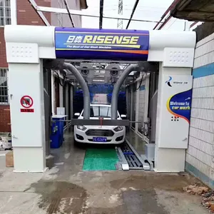 Automatischer Express-Tunnel antrieb durch Auto waschanlage Risense/Hot Sale Auto waschanlage Maschinen freie Installation