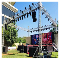 400*400mm usado concierto escenario techo Truss Tomcat Truss Triangular techo plano truss