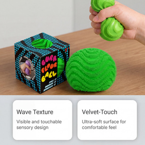 2026 New model Schylling Plush ball - Sensory <strong>toy</strong> with a velvet texture and a soft, cloud-like touch - Product Image 4