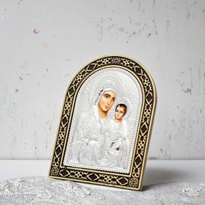 All'ingrosso elegante icona in legno decorazioni appese da parete arte ortodossa orientale per pasqua e natale artigianato in legno e segni da parete - Product Image 4