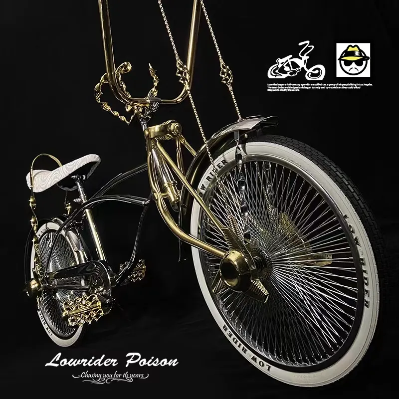 Bicicleta lowrider moderna de 20 pulgadas, estilo antiguo, buena calidad