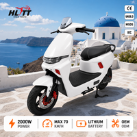 Moto électrique 48V 60V 72V 2000W, vitesse maximale 70 km/h, certifiée CE UN38.3 MSDS IEC, moteur à moyeu, usine OEM ODM