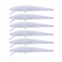 Corps de leurre de pêche Minnow vierge en plastique biomimétique N13, 11,5 cm, 9,3 g, vente en gros