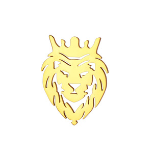 Broche Punk Tête <span class=keywords><strong>de</strong></span> <span class=keywords><strong>Lion</strong></span> Loup <span class=keywords><strong>en</strong></span> Acier Inoxydable 304 Style Animal pour Hommes Femmes Chemise Col Pin Accessoire Cadeau Mode Broches Pins - Product Image 5