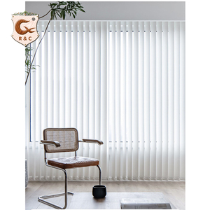 تصنيع عصري جودة عالية أنيقة عمودية شفافة نافذة العمى معتمة الآلية PVC الأعمى العمودية - Product Image 2