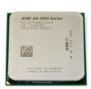 ซีพียู A8-Series A8-3870K A8 3870 A8 3870K 3.0 GHz Quad-Core รุ่น AD3870WNZ43GX ซ็อกเก็ต FM1 สำหรับ AMD - Product Image 1