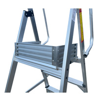 Banc de travail en alliage d'aluminium ultra-stable personnalisé pour la cueillette en verger avec poignées / Échelle d'extérieur multifonctionnelle en acier détachable