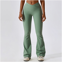 Leggings Deportivos para Mujer, de Poliéster, Cintura Alta, Pierna Ancha, Casuales, con Bolsillos Laterales, Modelo 2026, Ideales para Yoga, Gruesos, Estilo Sexy