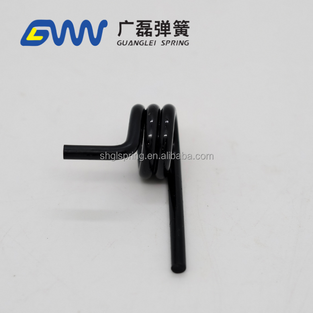 Custom Bent Leg Torsion Spring 2.5mm Wire 13mm OD 2 Coils Left Hand Wind Direct Shanghai Factory Wide Use