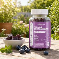 Gummies OEM naturelles au Glucomannane de Konjac pour le contrôle de l'appétit, la gestion du poids, le soutien de la satiété, la fibres alimentaires et la santé digestive