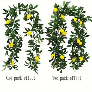 Bán Buôn Nhân Tạo Chanh Vòng Hoa Dây Leo Treo Tường Trang Trí Nội Thất Cho Nhà Vườn Văn Phòng Đám Cưới Cho Tốt Nghiệp Halloween Bên - Product Image 5