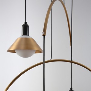 Lámpara Colgante LED COB de Cobre de Alta Calidad, Moderna, Sencilla, Cálida, Blanca, que Protege la Vista, de Hierro, para Sala de Estar, Tamaños Medianos - Product Image 4