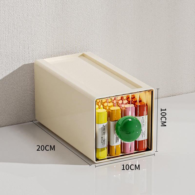Green medium-sized storage box with handle [20*10*10]