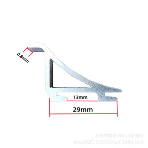 Soporte de Estante SUILING, Hebilla de 29 mm de Aleación de Aluminio, Soporte Duradero para Exhibición en Refrigeradores - Product Image 2