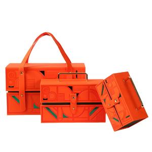 Boîte en carton en cuir PU personnalisée pour <span class=keywords><strong>dragées</strong></span> de mariage en stock avec revêtement UV et gaufrage pour le stockage de bonbons - Product Image 3