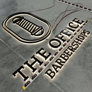 <b>Illuminated</b> Business Logo Signage Led Back Lit Acrylic Channel Letters Outdoor Advertising Acrylic 3D Wall Letter Sign - Product Image 1