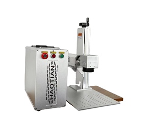 Haotian-Máquina de marcado láser de fibra, máquina de marcado láser JPT de 100W, CNC refrigerada por aire, compatible con formatos gráficos DXF PLT, control BJJCZ - Product Image 4