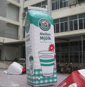 Inflatable Milk Carton for Outdoor Sale Advertising Events - Product Image 1