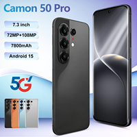 Smartphone Camon 50 Pro Original 5G Kamera Quad 108MP Layar HD Penuh 120Hz Pengisian Cepat Face ID Pembuka Kunci Sidik Jari Versi Global