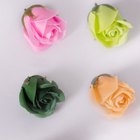 Cadeau créatif pour la Saint-Valentin Décoration d'intérieur Fleur de savon rose Fleurs artificielles