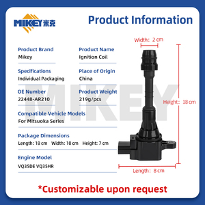 Fabricante 90919-02220 de la bobina de ignición de la calidad de MIKEY para Toyota Camry Corolla RAV 4 AutoPart - Product Image 2