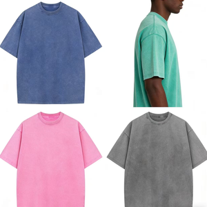 T-shirt Homme Oversize en Coton Lourd 300 g/m² avec Logo Personnalisé OEM, Coupe Boxy, Effet Délavé, Imprimé Streetwear Manga Graphic - Product Image 2