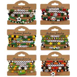 Braccialetto di Calcio USA Canada Messico 2026 Unisex, Bracciale con Perline per Tifosi di Eventi Sportivi - Product Image 1