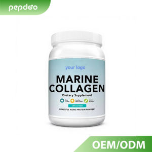 Collagène marin anti-âge de qualité supérieure, peptides, 17,6 oz |   Collagène de poisson hydrolysé sauvage |   Type 1/3 |   Acides aminés pour - Product Image 1