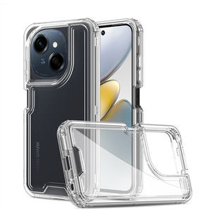 TPU + PC colorido Combo 3 capas transparente funda de teléfono para <span class=keywords><strong>Samsung</strong></span> <span class=keywords><strong>Galaxy</strong></span> A05/A05S/A24/A54/S23/S23 Ultra/A03 Core/A33/A12 - Product Image 2