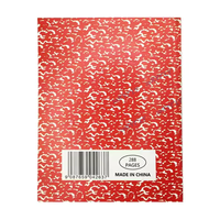 École colorée de haute qualité couverture souple A5 cahier de notes d'exercices scolaires