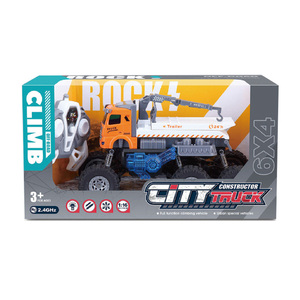 <span class=keywords><strong>Camion</strong></span> <span class=keywords><strong>de</strong></span> voirie télécommandé 6 roues personnalisé avec lumières réalistes, fonctions d'escalade sur route, télécommande 2,4 GHz, portée <span class=keywords><strong>de</strong></span> 50 m, écologique - Product Image 6