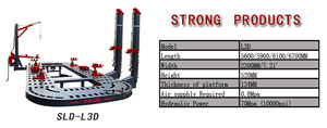 Banc de châssis robuste SLD pour l'alignement et la réparation structurelle des châssis de camions et SUV, équipement de <span class=keywords><strong>carrosserie</strong></span> automobile avec système de châssis - Product Image 4