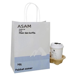 Sacchetti di carta con logo borsa personalizzata Kraft regalo Shopping <span class=keywords><strong>Boutique</strong></span> la tua confezione artigianale di <span class=keywords><strong>fiori</strong></span> di lusso per Goodie Dresses - Product Image 5