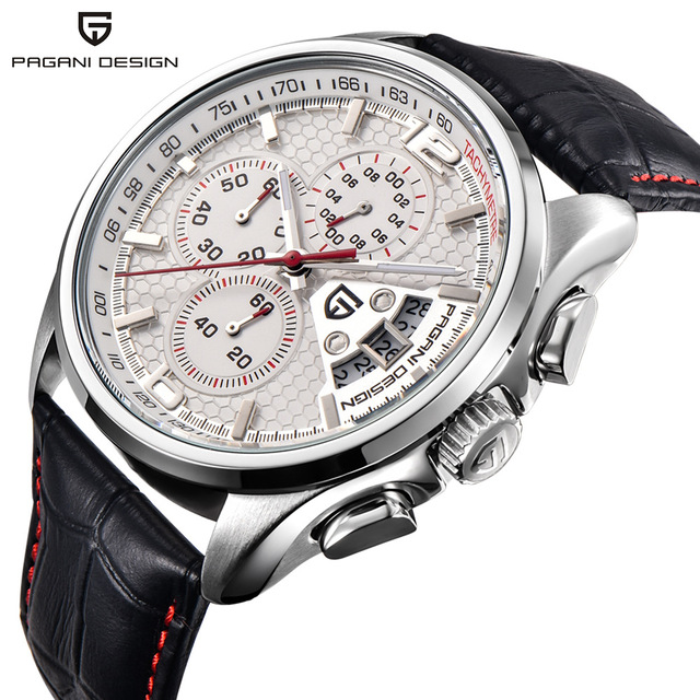 PAGANI DESIGN 3306 Men's Chronograph Watches Men Luxury Quartz Sport Wristwatch Dress Watch Relogio Masculino