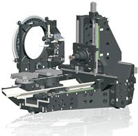Centre d'usinage horizontal haute précision VX-1250 à 4 axes pour la fabrication métallique, traitement de pièces complexes, fraisage intensif