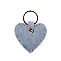 Porte-clés Cœur en Cuir Monogramme pour Filles, Anneau de Clés en PU, Pendentif en Cuir, Remplissage de Chaussette de Noël, Cadeau de Noël pour Ados