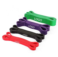 Lot de Bandes de Résistance Personnalisées d'Usine / Bandes Élastiques en Latex pour Gymnastique et Traction / Bandes d'Exercice de Puissance pour Fitness